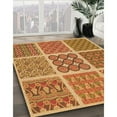 thumbnail image 3 of Ahgly Company Machine Washable Indoor Rectangle Transitional Orange Area Rugs, 7' x 9', 3 of 7