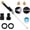 Black, variant on Upgraded Hydro Jet Power Washer Wand for Garden Hose, High Pressure Jet Nozzle with 2 Different Nozzles & Hose Quick Connectors