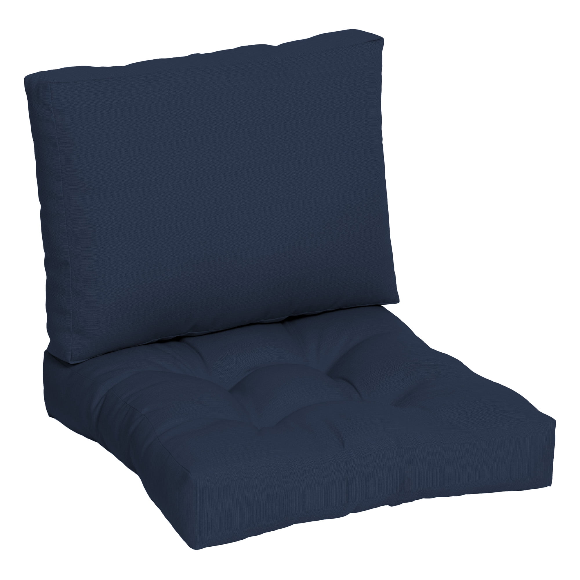 Better Homes & Gardens Blue 45" x 24"Outdoor Deep Seat Cushion Set