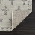 thumbnail image 6 of Hauteloom Tigris Hallway, Kitchen Runner Rug - Contemporary, Farmhouse, Geometric, Transitional - Gray, Ivory - 2'7" x 7'3", 6 of 8