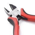 thumbnail image 5 of 1pc Jewelry Pliers 50 Steel(High Carbon Steel) Side Cutting Pliers Side Cutter Red & Black Gunmetal 115x60mm, 5 of 6
