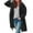 Black, variant on Tiqkatyck Trench Coat on Sale, Women's Long Sleeve Casual Fleece Fuzzy Jacket Loose Fit Warm Winter Outerwear Fashion Lapel Jacket Coats Winter Coats for Women, Pea Coats for Women Black L
