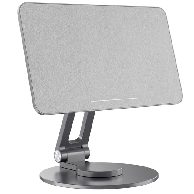 Adecuado para soporte magnético para iPad, soporte plano giratorio de 360 grados, soporte plegable para iPad Pro, soporte de aleación de aluminio