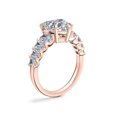 thumbnail image 3 of 1.70 T.C.W Brilliant Heart Cut Natural Diamond Latest Design Solitiare with Accents Engagement Ring for Women Solid 18K Rose Gold Size 3, 3 of 8