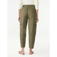 thumbnail image 3 of Free Assembly Women's High Rise Barrel Cargo Pants, 26” Inseam, Sizes 0-18, 3 of 7