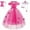 Rose red dress+Accessories, variant on Cinderella Dresses for Girls Toddler Princess Costume Party Halloween Christmas Cosplay Butterfly Fairy Fancy Dress