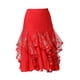 thumbnail image 4 of Vestido de baile latino Sunnimix de lentejuelas para mujer Rojo, 4 of 8