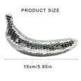 thumbnail image 3 of Mirrored Discos Banana Fruit Sculpture Glittering Reflective Ornaments for Parties Weddings and Dance Floor Decoration, 3 of 9