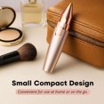thumbnail image 5 of Geohope Eyebrow Trimmer Facial Hair Removal for Women: 2 in 1 Rechargeable Face Shaver and Eyebrow Razor - Painless Electric Hair Remover Device for Peach Fuzz Fine Hairs Upper Lip Chin, 5 of 5