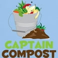thumbnail image 3 of CafePress - Captain Compost Light T Shirt - Men's Classic Graphic T-Shirt, 3 of 4