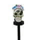 thumbnail image 3 of El Del Cráneo Halloween Enciende La Prenda Impermeable Solar Estaca Calabaza, 3 of 9