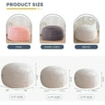 thumbnail image 2 of Bean Bag Chair for Adults, Large 3 ft Bean Bag Chair with Foam Filling, Ultra Soft Fur Lazy Sofa for Living Room Bedroom, Machine Washable Cover, 2 of 7