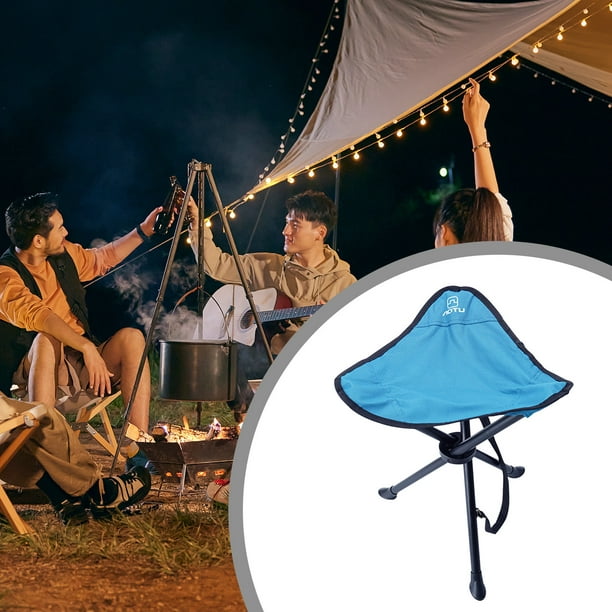 LSLJS Outdoor Portable Folding Chair, Three-Legged Stool Plus Size Fishing  Stool, Camping/Home / Fishing / Travel / Summer Cooler Mat, Flolding