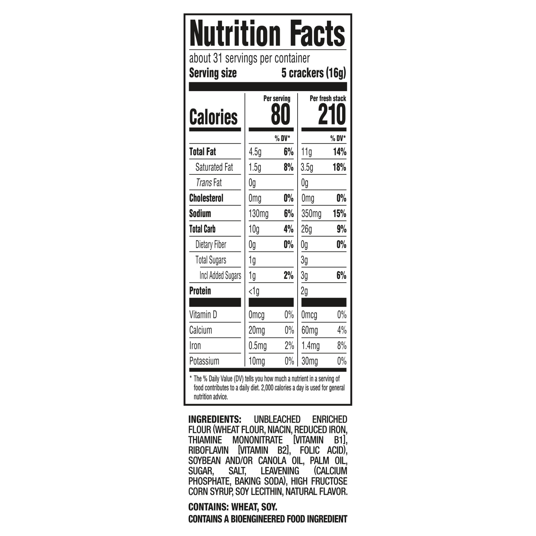 (3 pack) RITZ Fresh Stacks Original Crackers, Travel Snacks, Family Size, 17.8 oz (12 Multi Snack Packs)