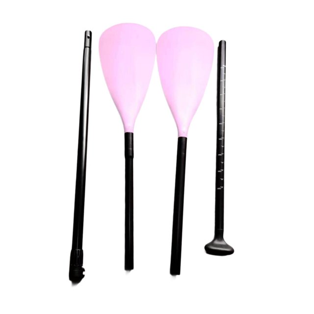 Maoww Kayak Paddle Aluminum Shaft Boat Paddle Pink Kayaking Surfing Boat Inflatable for