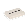 thumbnail image 4 of Classic Tabletop Game for Coffee Table - Family Card and Dice Game for Home, Shelf Styling, and Living Room Decor - Decorative Box Accents for Office and Mantel Display - 2", Black & White, 4 of 12