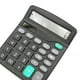thumbnail image 1 of Calculadoras, Calculadoras de Escritorio Funcionales y Calculadora Electrónica de Doble Potencia con Batería y Pantalla Grande de 12 Dígitos (Básico Negro), 1 of 4