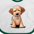 thumbnail image 4 of Inktastic Kiniart Mini Goldendoodle Boys or Girls Baby Bib, 4 of 4