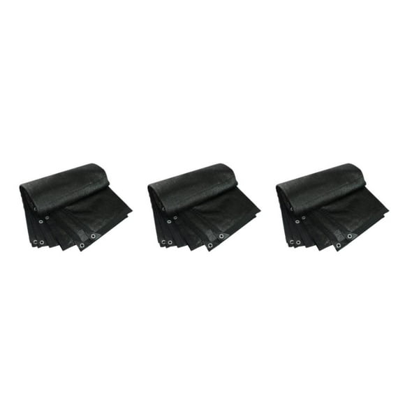 Yuarrent Red de protección solar PE Manténgase fresco y libre de quemaduras solares Red de sombra negra fácil de usar con ojales 2 * 4 metros Type1 NO1