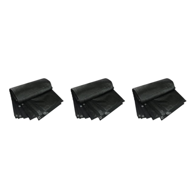 Yuarrent Red de protección solar PE Manténgase fresco y libre de quemaduras solares Red de sombra negra fácil de usar con ojales 2 * 4 metros Type1 NO1