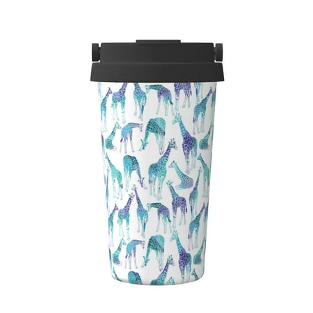 

Junzan Cool Giraffe for Stainless Steel Vacuum Insulated Tumbler - Reusable Insulated Cold Brew Iced Coffee Cup Thermos -Gifts for Women Men Him Her