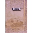 thumbnail image 2 of Miglavs, Janis 17x24 Black Ornate Wood Framed with Double Matting Museum Art Print Titled - Cuba street sign on pink wall in Old Havana-La Habana Vieja-Cuba, 2 of 4