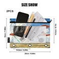 thumbnail image 3 of Wobogo Orange Airplane Pencil Pouch with 3 Ring Binder Holes Set of 2 for Learning Tools, 3 of 6
