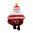 thumbnail image 3 of Adorno navideño para fiesta de Navidad con muñeco de nieve y sombrero iluminado que reproduce canciones navideñas Decoración navideña para encimera o Papá Noel, 3 of 8