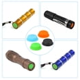 thumbnail image 6 of Uxcell 0.63" LED Flashlight Switch Cap, 4 Pcs Silicone Soft Boot Cap Cover, Luminous Green, 6 of 6