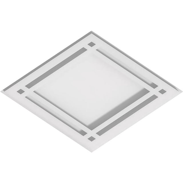 Ekena Millwork CMP12X8DD 8 x 12 in. Rectangle Diamant Architectural Grade Médaillon de Plafond Contemporain PVC