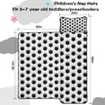 thumbnail image 5 of Black White Soccer Pattern Toddler Nap Mats for Kids Preschool,Sleeping Mat Bag or Kids,Toddler Sleeping Bag,Toddler Nap Mat or Daycare, 5 of 6