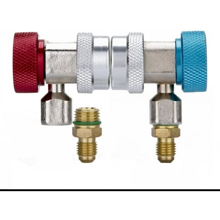 manifold sae freon coupler gauge r134a