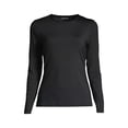 thumbnail image 3 of Lands' End Women's Petite SunShade UPF 50 Long Sleeve Rash Guard Swim Tee, 3 of 4
