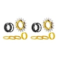 thumbnail image 3 of Transemion Single 1 Speed Cassette Cog Durable Fixed Gear Conversion Set for 7-10s Hubs Gold 17T 2Set, 3 of 6