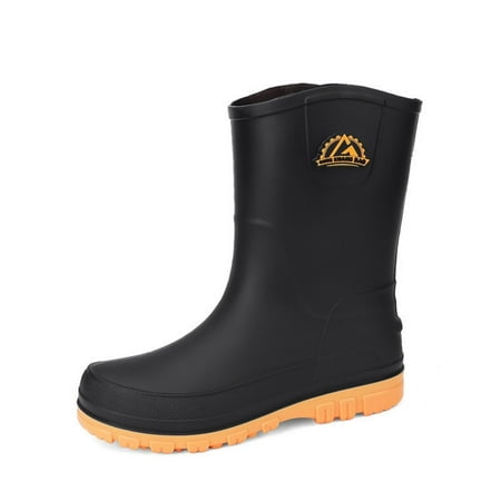 

LYU Mens Waterproof Outdoor Boots Work Shoes Yellow Size 8