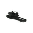 thumbnail image 3 of New Women Liliana Carnival-1 3D Flower Decor Open Toe Flat Slide, 3 of 5