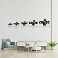 thumbnail image 4 of Coffee Word Metal Wall Sign | Decorative Accent Decor Kitchen Wall Decor Kitchen Word Sign Kitchen Gift Coffee Pot Barista Gift Housewarming Gift Made in USA, 4 of 6