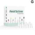 thumbnail image 1 of 8 Pcs Embout de Crayon en Caoutchouc Lisse Housse de Pointe de Crayon Chaud 1 2ème Fo, 1 of 7