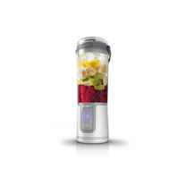 Restored Ninja Blast 16 oz. Personal Portable Blender with Leak Proof Lid and Easy Sip Spout, Perfect for Smoothies, White, BC100WH (Refurbished)