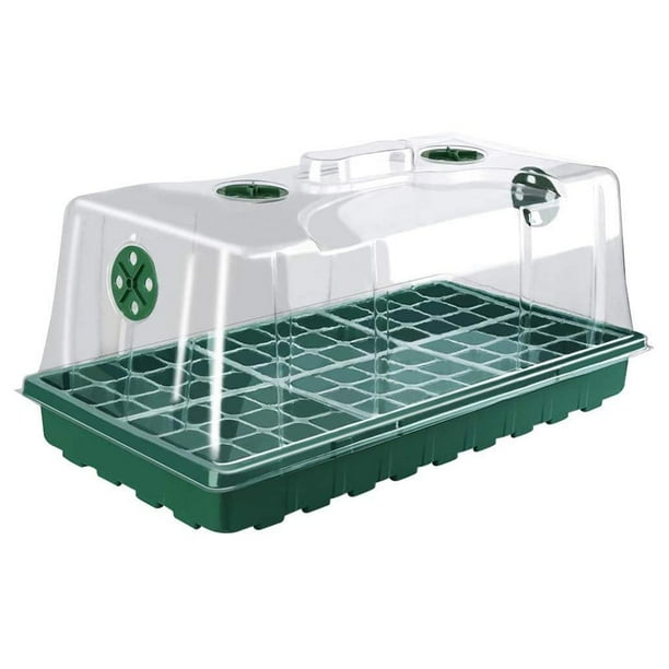 Caja De Cultivo De Semillas De Plantas, Iniciador De Plántulas De Vivero Portátil Con 12 Agujeros Para Exteriores