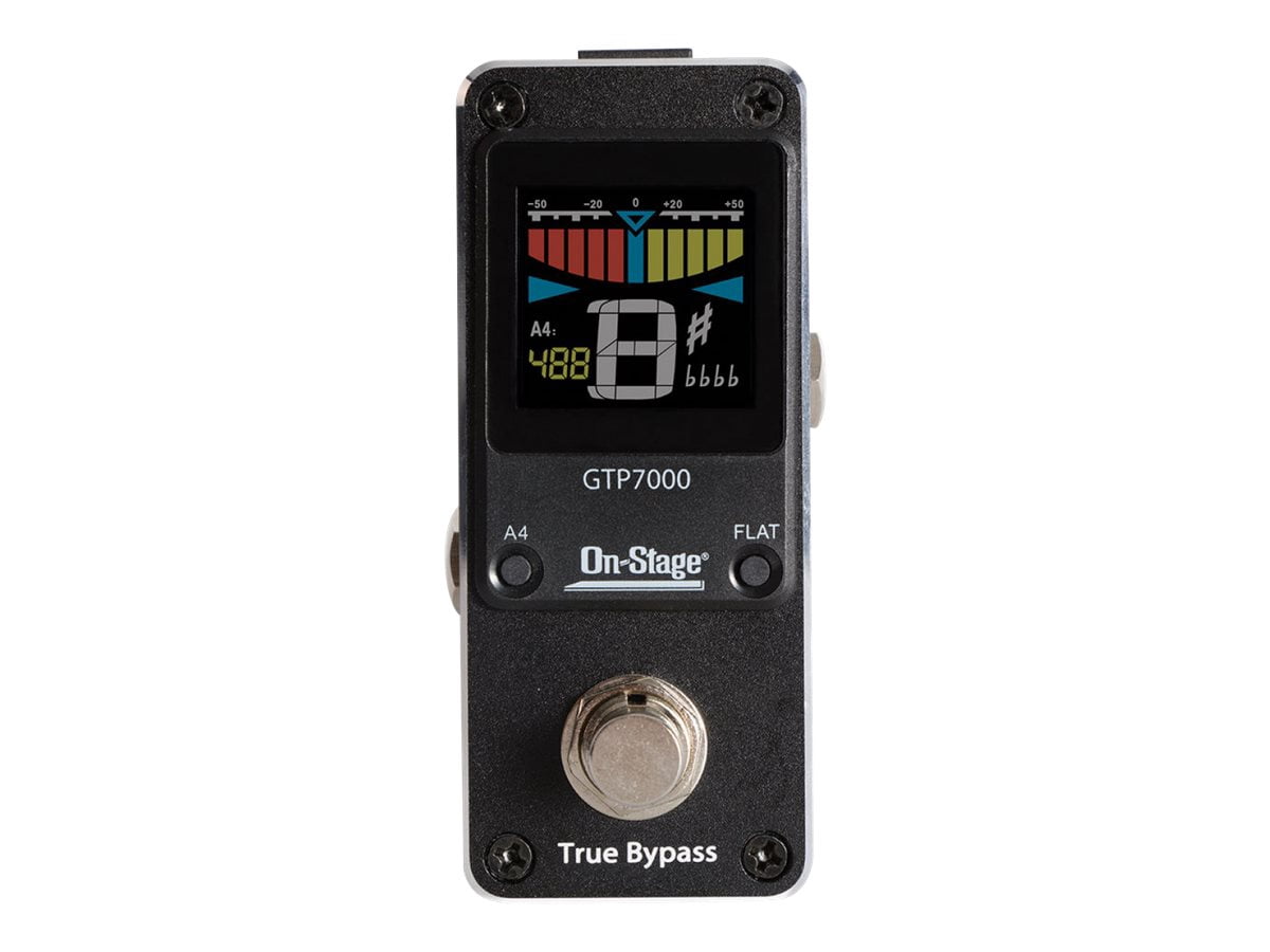 On-Stage GTP7000 Mini Pedal Tuner Black