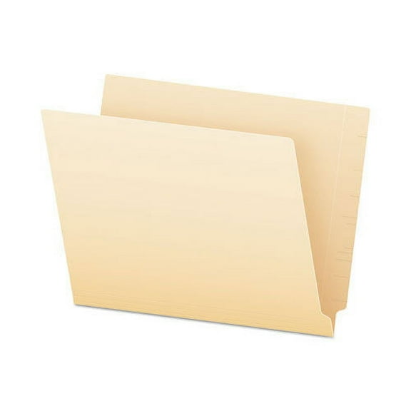 Smartshield End Tab File Folders, Straight Tab, Letter Size, Manila, 75/box | Bundle of 5 Boxes