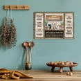 thumbnail image 2 of Farmhouse Kitchen Wall Art, Rustic Kitchen Canvas Prints, Smiths Kitchen Rules Signs Pictures, Framed Blessed Quotes Painting, Vintage Country Home Kitchen Wall Decorations Artwork 12x18 Inches, 2 of 6