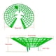 thumbnail image 3 of Soporte para macetas de jardinería con forma de embudo, soporte para fresas en maceta, soporte para frutas a prueba de podredumbre y soporte protector para girasoles, 3 of 8