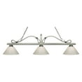 thumbnail image 2 of Zlite 114-3AS-PWH 3 Antique Silver Billiard Light - White, 2 of 2