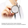 thumbnail image 2 of HLONK Heart Detection Stethoscope Body Care Tool Professional Single Stethoscope Aluminium Alloy Heart Lung Detection Echoscope, 2 of 8