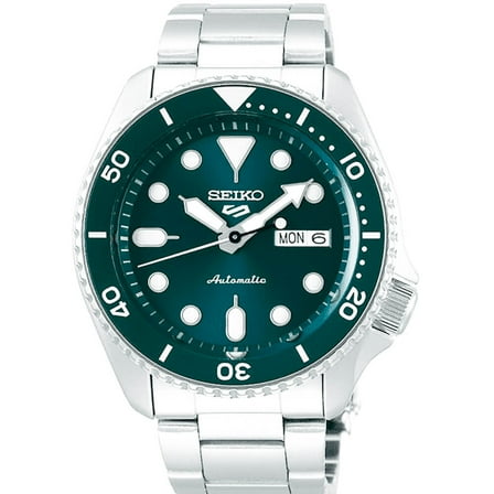Seiko 5 Sports SRPD61 Automatic Green Dial Mens Watch