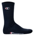 thumbnail image 2 of Champion Unisex Socks, 6 Pair - Crew Socks Basic Blue/White/Grey Eu 35-38 (Uk 3-5), 2 of 3