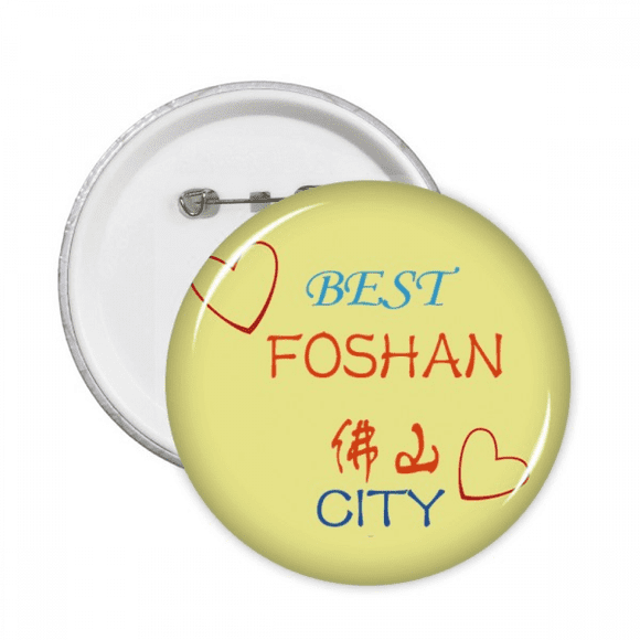 Foshan City Icon Art Deco Fashion Pins Badge Button Emblem Accessory Decoration 5pcs