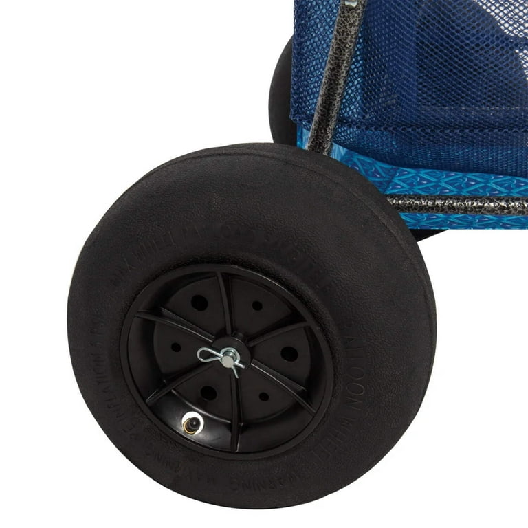 Tommy Bahama XL Wonder Wheeler Beach Cart with Oversized Mesh